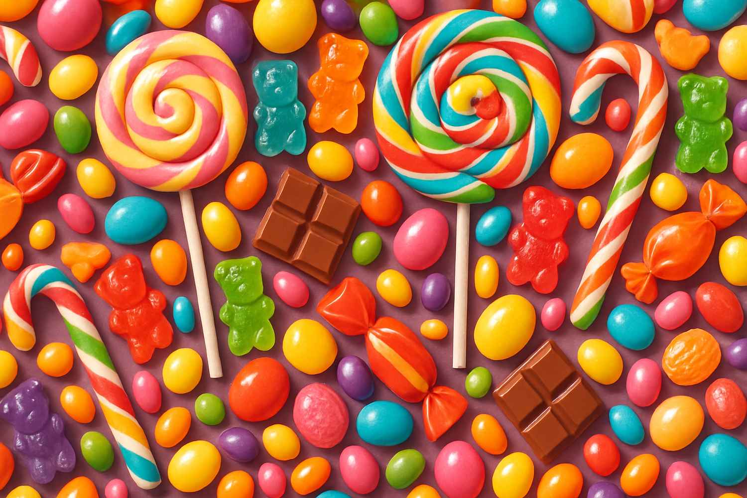 A background img of candies