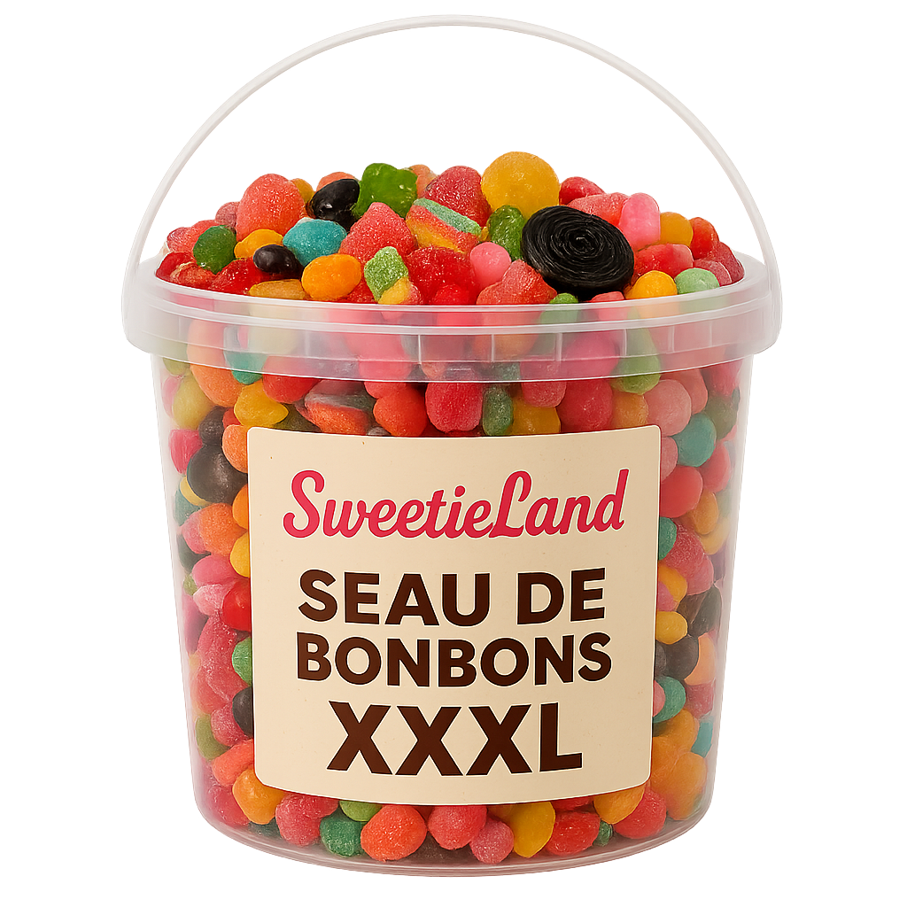 Seau de bonbons XXXL